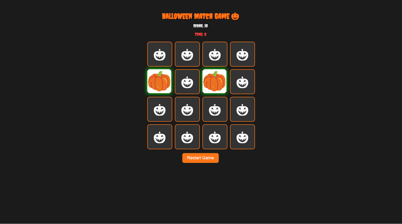Halloween Match Game – screenshot 1