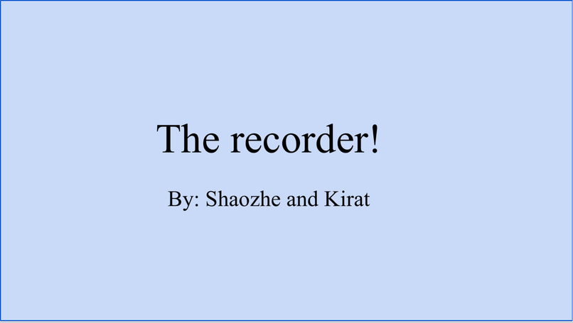 The Recorder – screenshot 1