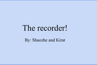 The Recorder