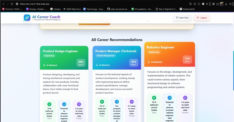 AI Career Coach – screenshot 1