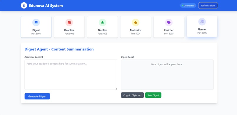 EduNova – AI-Powered Smart Assistant – screenshot 1