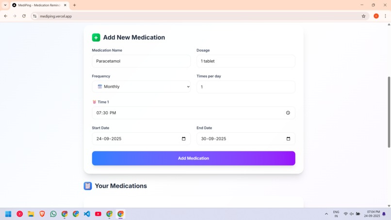 MediPing – screenshot 4