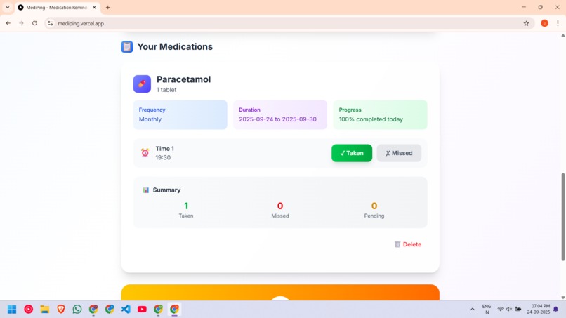 MediPing – screenshot 5