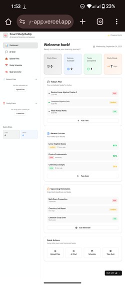 Smart Study Buddy  – screenshot 1