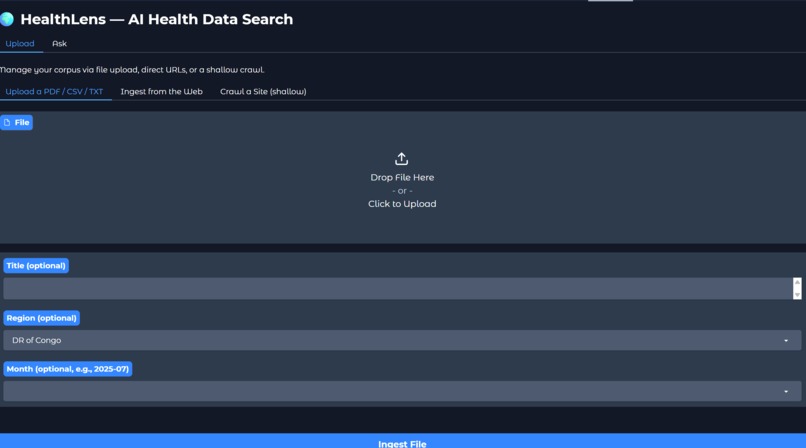 HealthLens – screenshot 1