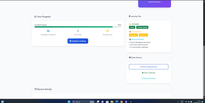 CodeMentorAI-for-HackOmatic – screenshot 3