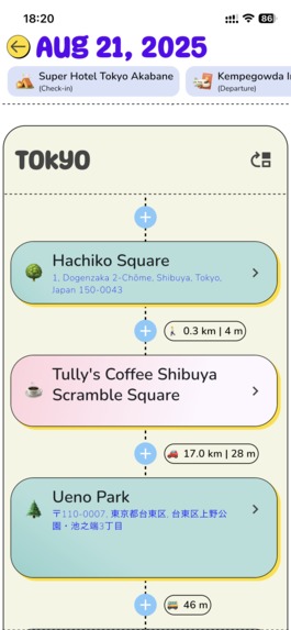 Vuzo - trip planning – screenshot 5
