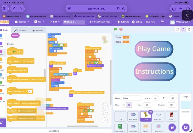 Vida’s recycling game – screenshot 1