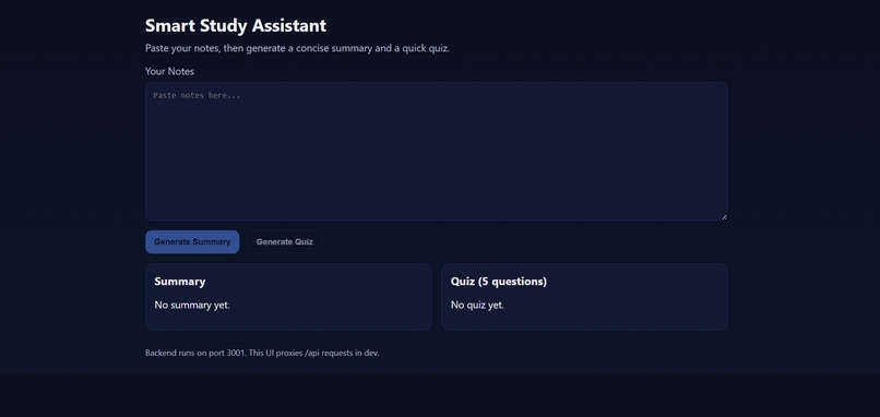 Smart Study Asisstant – screenshot 1
