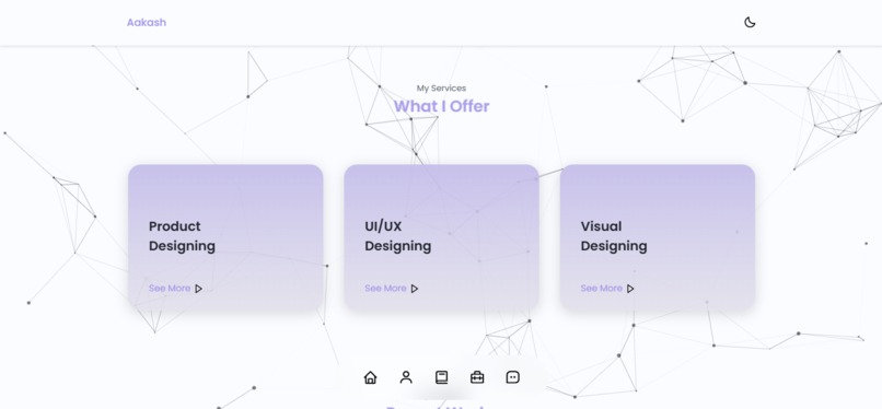 Aakash’s Interactive Portfolio – screenshot 4