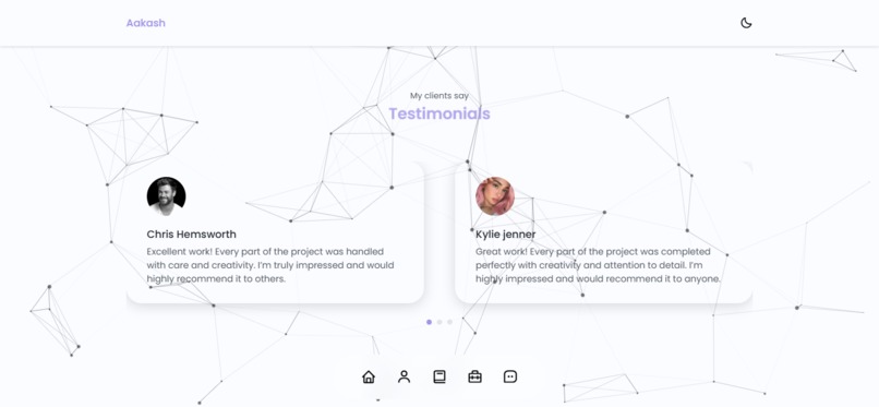 Aakash’s Interactive Portfolio – screenshot 6