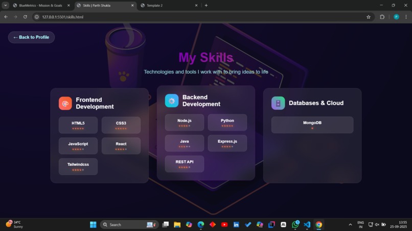 My Portfolio – screenshot 1