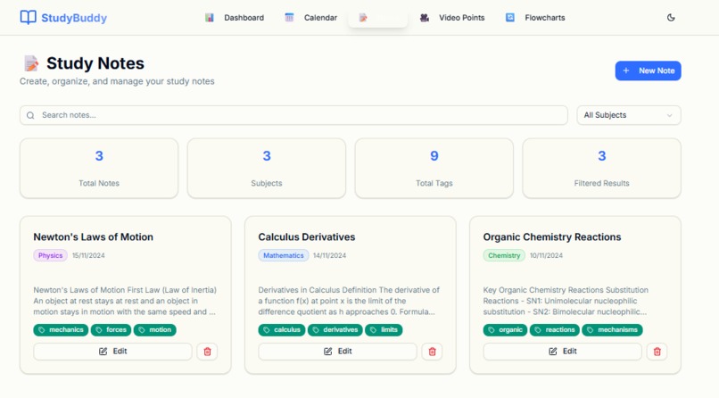 StudyBuddy – screenshot 2