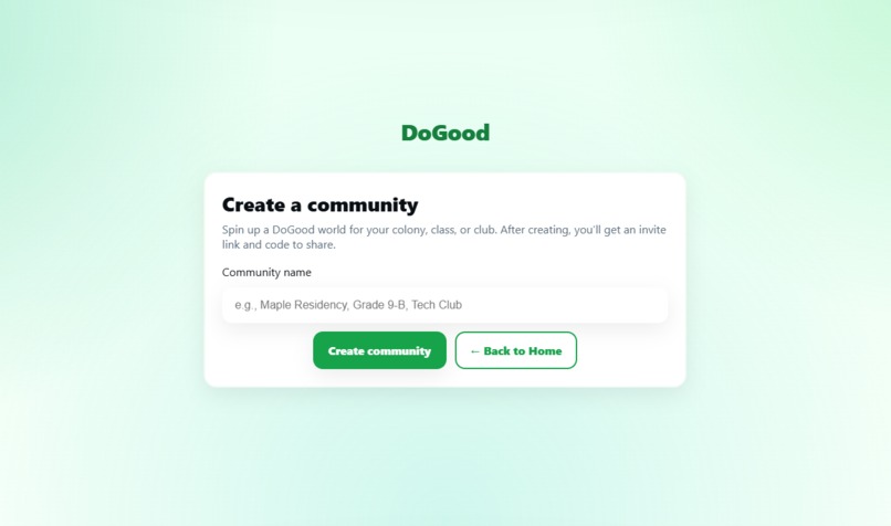 DoGood – screenshot 2