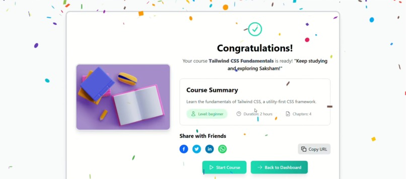 SAKSHAM: AI-powered Personalized Education Platform – screenshot 5