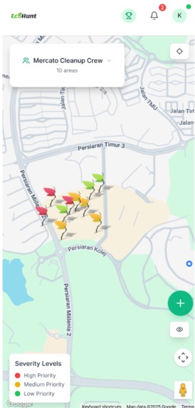 EcoHunt - Gamifying Enviromental Cleanup – screenshot 1