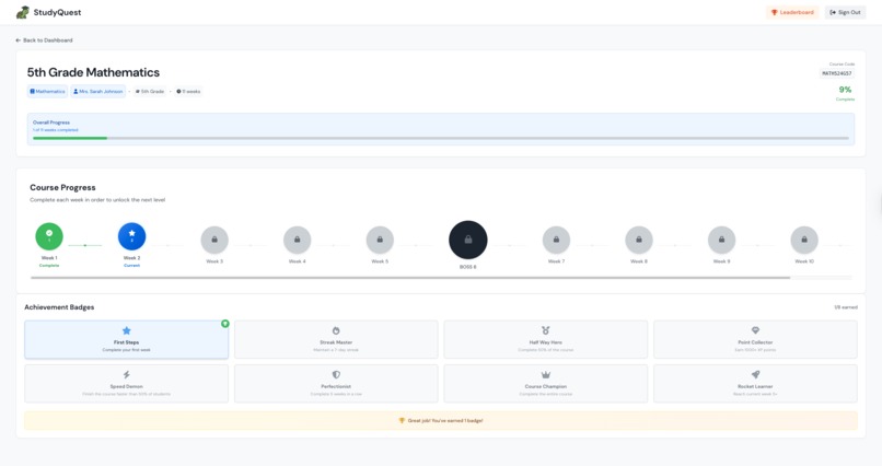 StudyQuest – screenshot 3