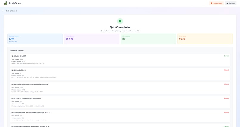 StudyQuest – screenshot 6