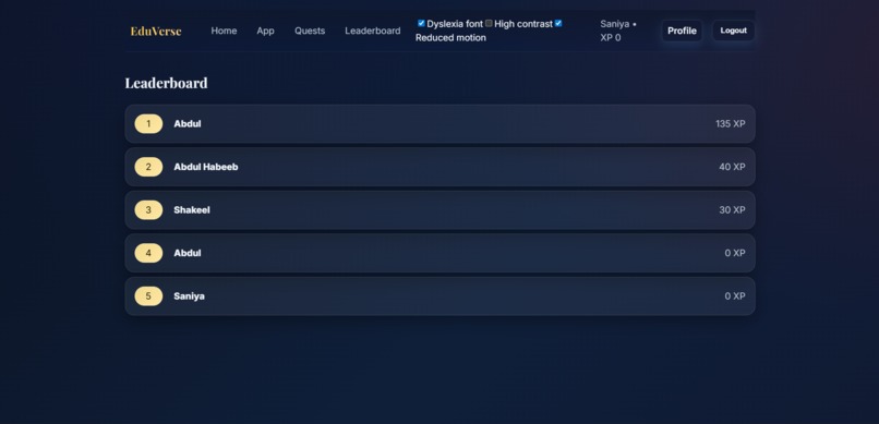 EduVerse – screenshot 4
