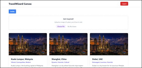 CanvasX: The Collaborative AI-Powered Travel Planner – screenshot 1