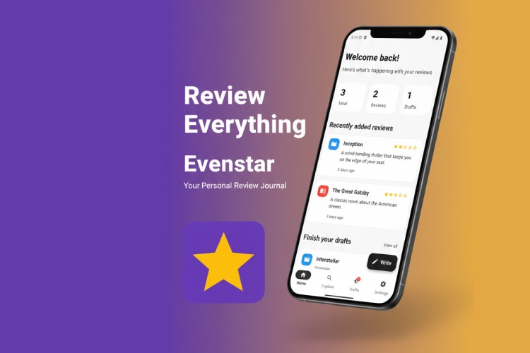 Evenstar - The Personal Review Journal – screenshot 1