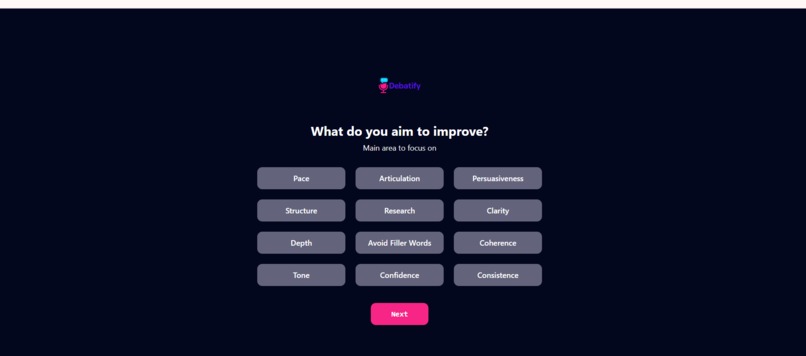 Debatify – screenshot 1