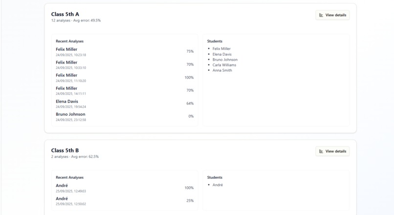 Pedagogical Radar – screenshot 4