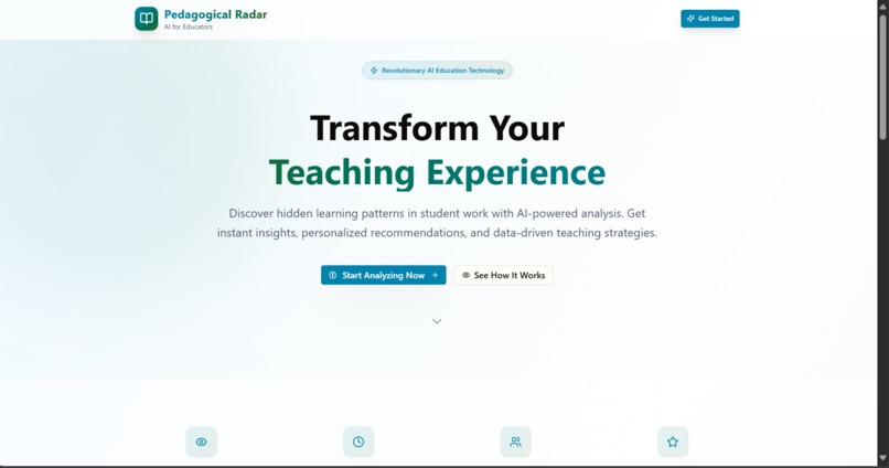 Pedagogical Radar – screenshot 1