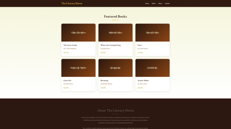 Literary Haven – screenshot 2