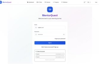 MentorQuest - AI-Powered Global Learning Platform  