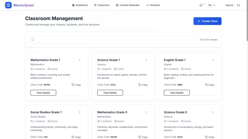 MentorQuest - AI-Powered Global Learning Platform   – screenshot 4