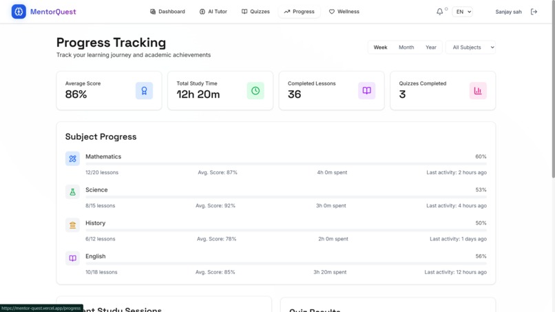MentorQuest - AI-Powered Global Learning Platform   – screenshot 6