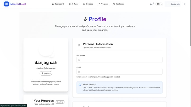 MentorQuest - AI-Powered Global Learning Platform   – screenshot 10