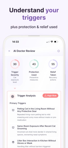 Cat Allergy Buddy – Your AI-Powered Tracker & Relief Coach – screenshot 5