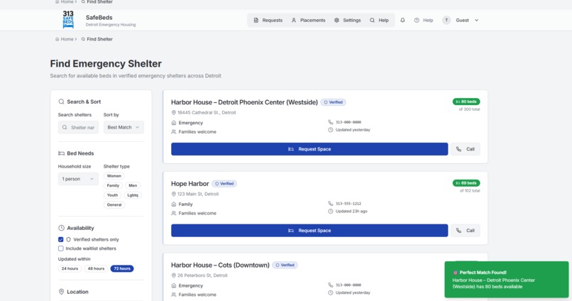 313SafeBeds – screenshot 1