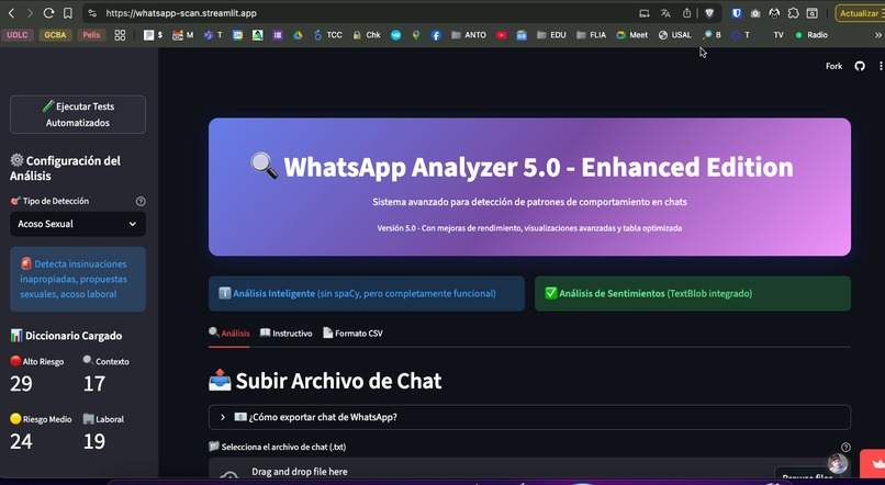 whatsapp analyzer – screenshot 1