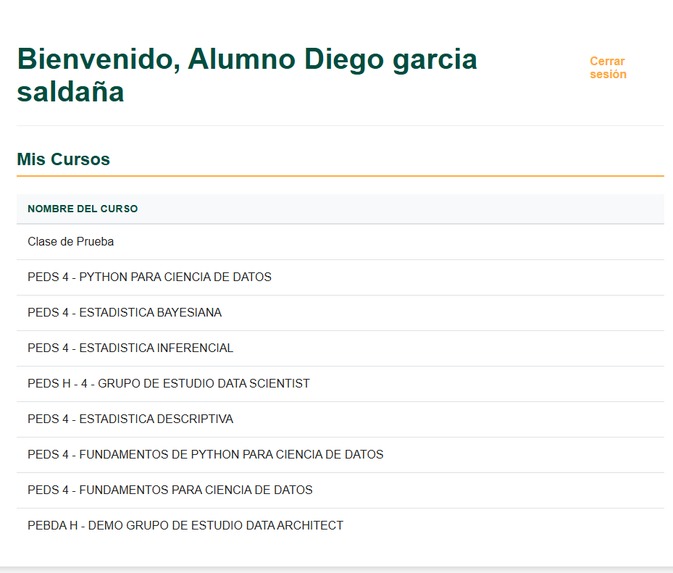 Dashboard de Gestión para Semillero Digital – screenshot 2