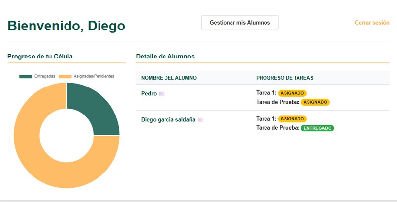 Dashboard de Gestión para Semillero Digital – screenshot 4