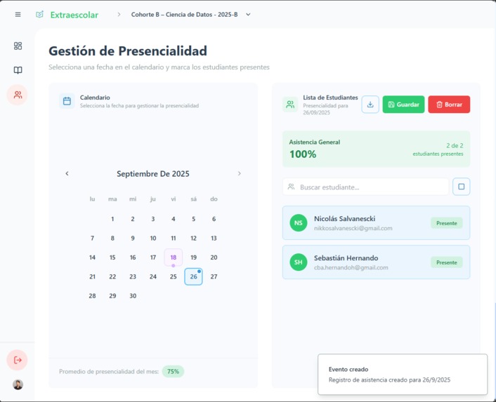 Extraescolar – screenshot 8