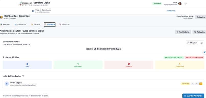 semillero digital webapp – screenshot 2