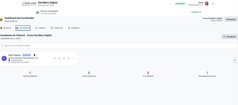 semillero digital webapp – screenshot 4