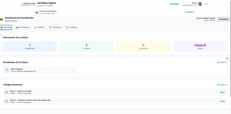 semillero digital webapp – screenshot 5