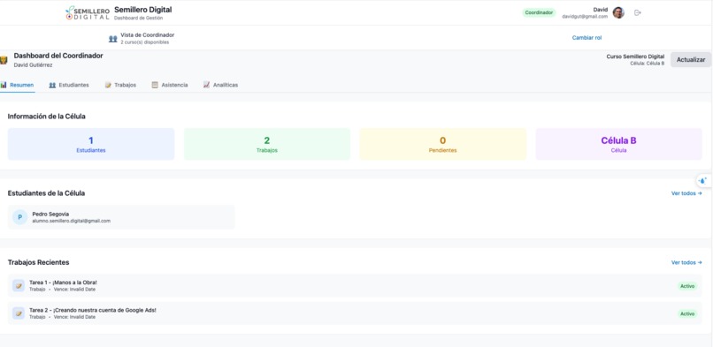 semillero digital webapp – screenshot 9