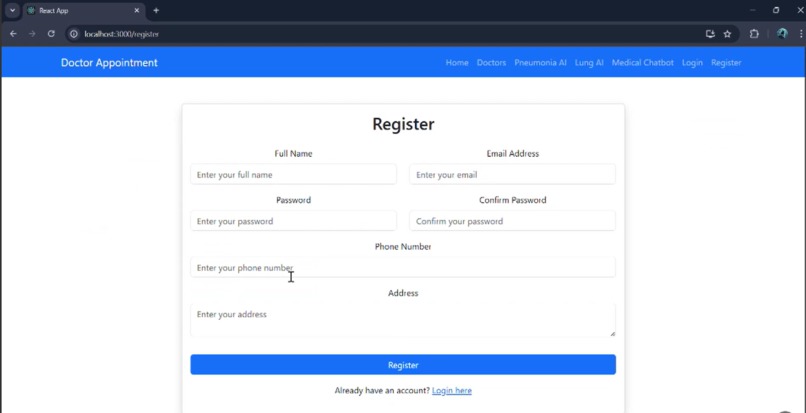AI Powered Medical Assistant with Doctor Bookings – screenshot 2