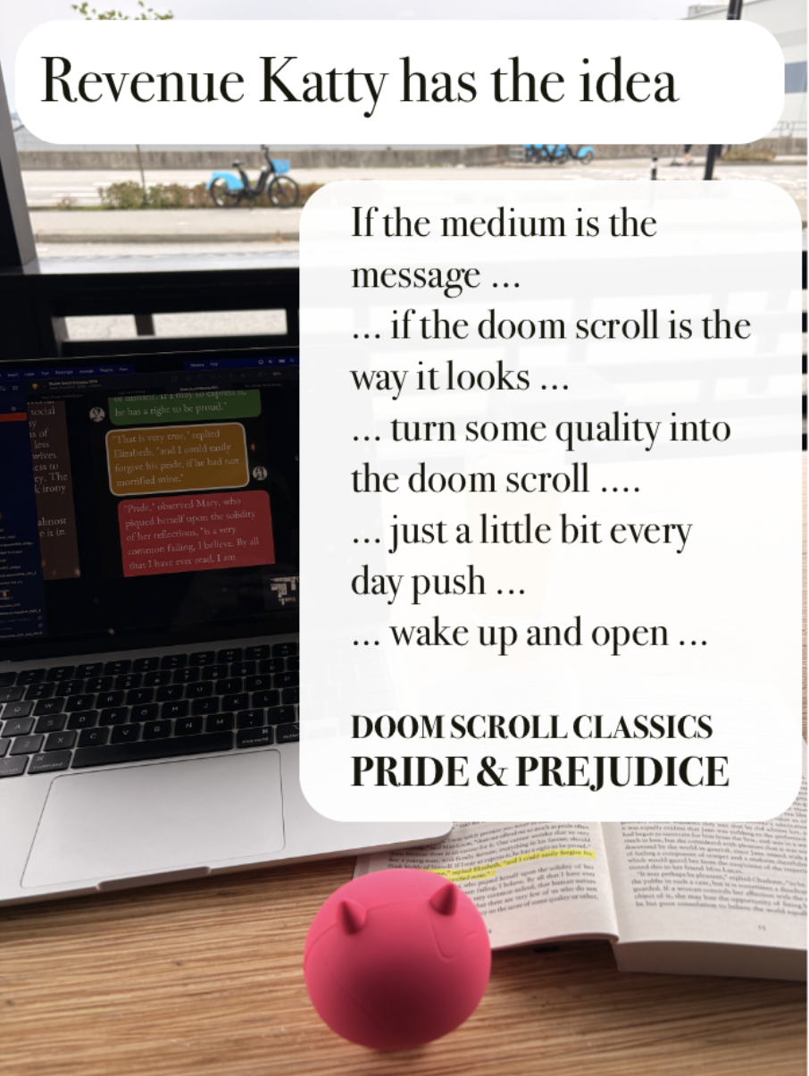 Doom Scroll Classics Pride and Prejudice | Devpost