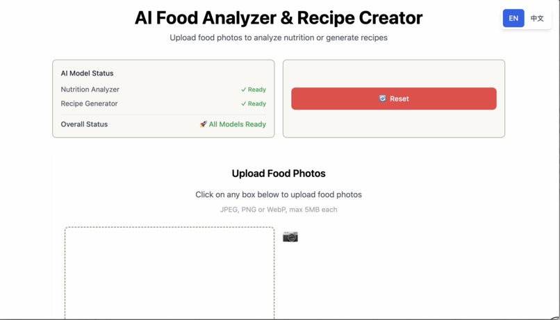ai-food-analyzer – screenshot 1