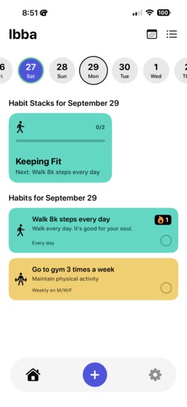 Ibba: Build Better Habits – screenshot 1