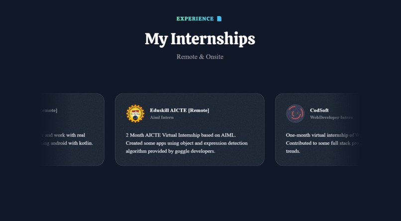 Om Portfolio – screenshot 1