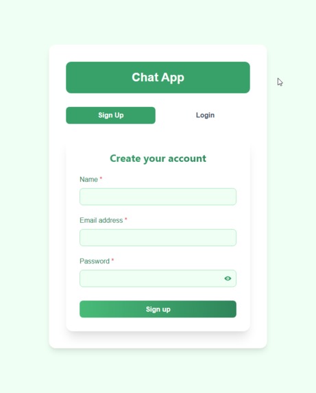 Chat-App – screenshot 1