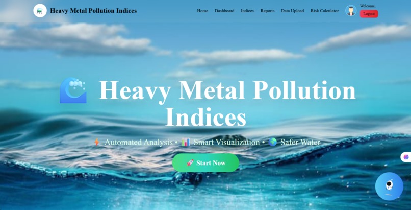 Heavy Metal Pollution & Health Risk  Index (HMPHRI) – screenshot 5